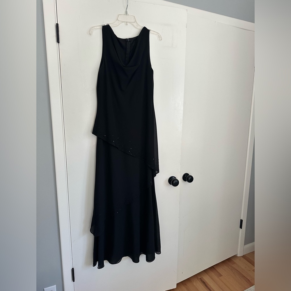 Jump Black Asymmetrical Dress